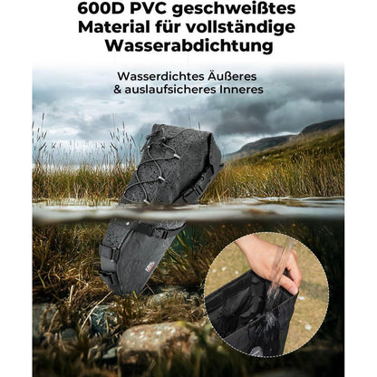 Fahrrad Satteltasche 11L wasserdicht reflektierend robust