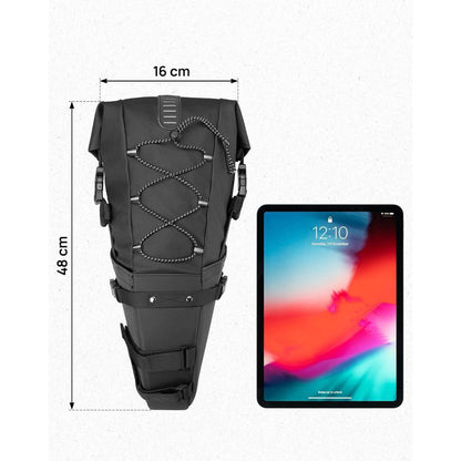Fahrrad Satteltasche 11L wasserdicht reflektierend robust