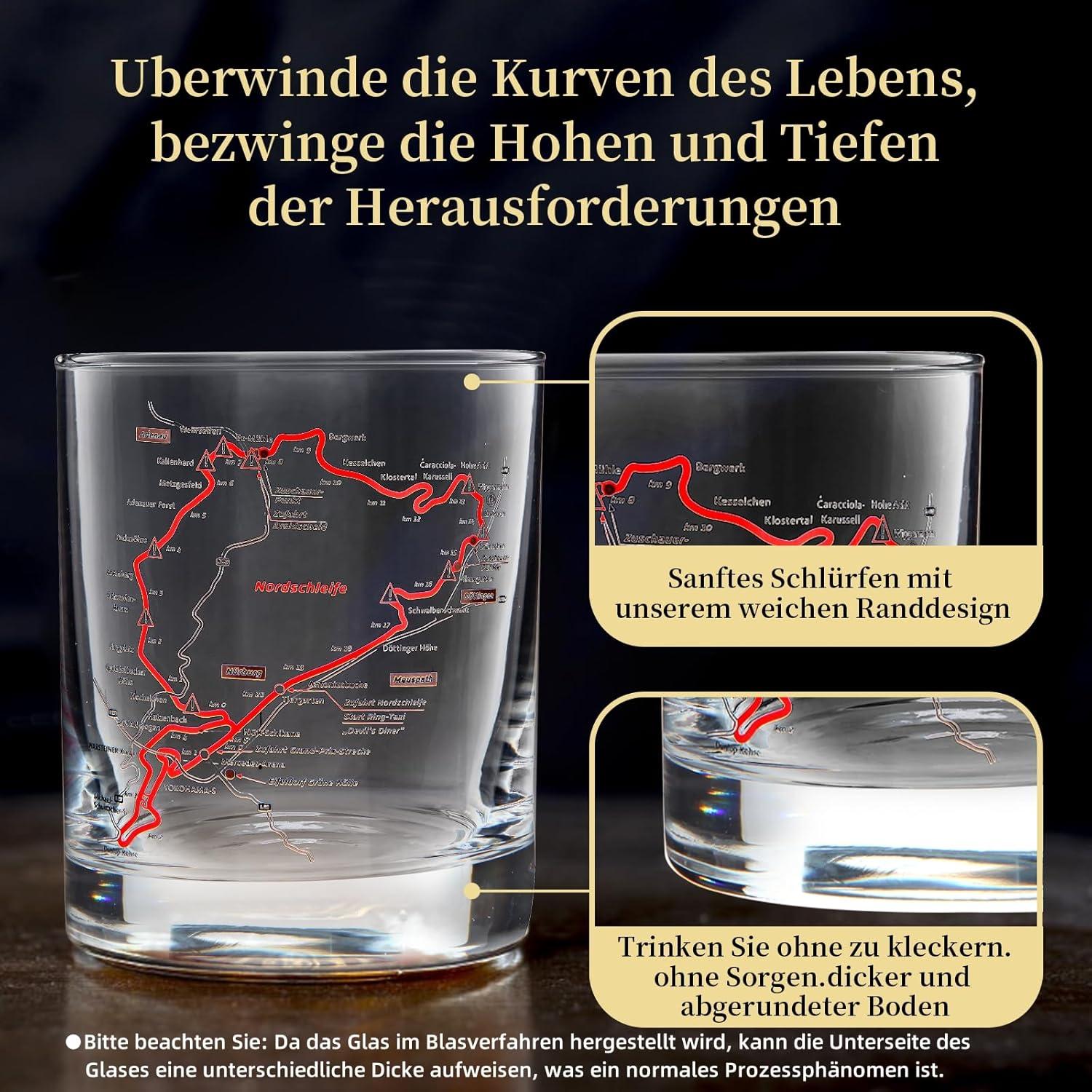 Whisky Gläser Nürburgring 300 Ml Bourbon Rum Cognac Scotch Likör