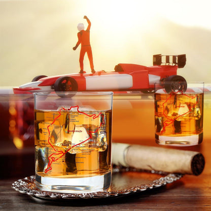 Whisky Gläser Nürburgring Motiv 300ml Bourbon Rum Vodka Scotch Likör Cocktail
