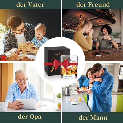 Whisky Gläser Nürburgring Motiv 300ml Bourbon Rum Vodka Scotch Likör Cocktail