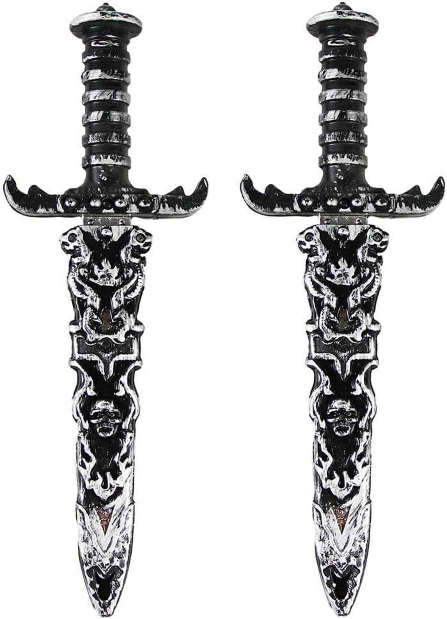 Spielzeug Dolch Set Piratenschwert Antik Silber Halloween Requisite