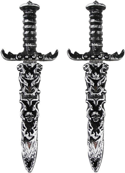 Spielzeug Dolch Set Piratenschwert Antik Silber Halloween Requisite
