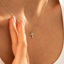 TINGN 14K Gold Vergoldet Kreuz Kette für Damen - Layered