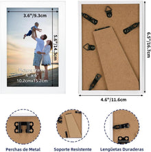 18er Bilderrahmen Set 10x15 cm, Wand Tisch Galerie Collage
