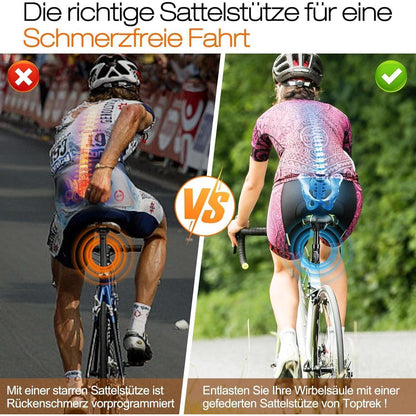 Toptrek Gefederte Sattelstütze 30.9mm MTB/Citybike/E-Bike