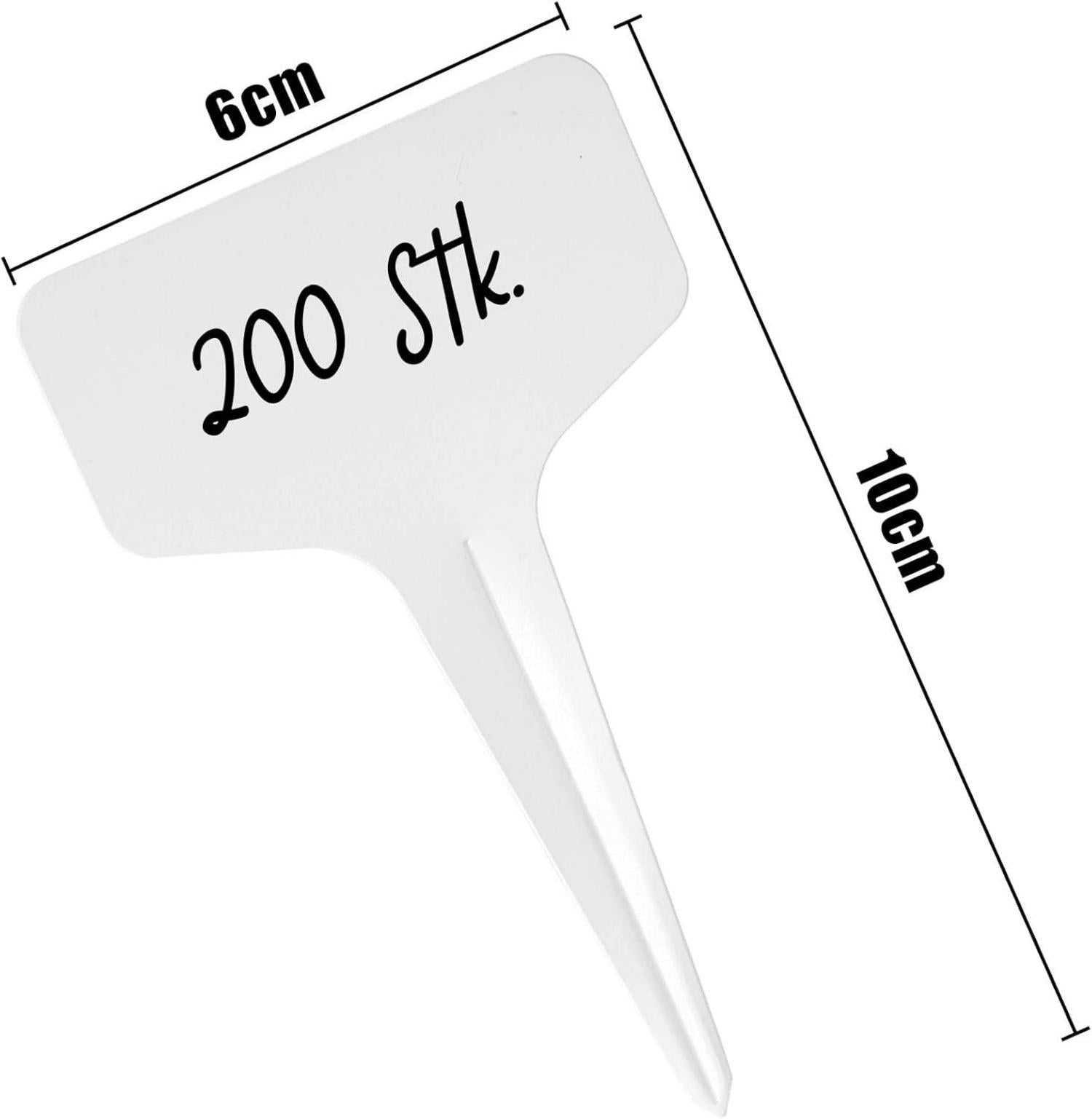 Pflanzenstecker 200stk Wetterfest Stecketiketten Garten