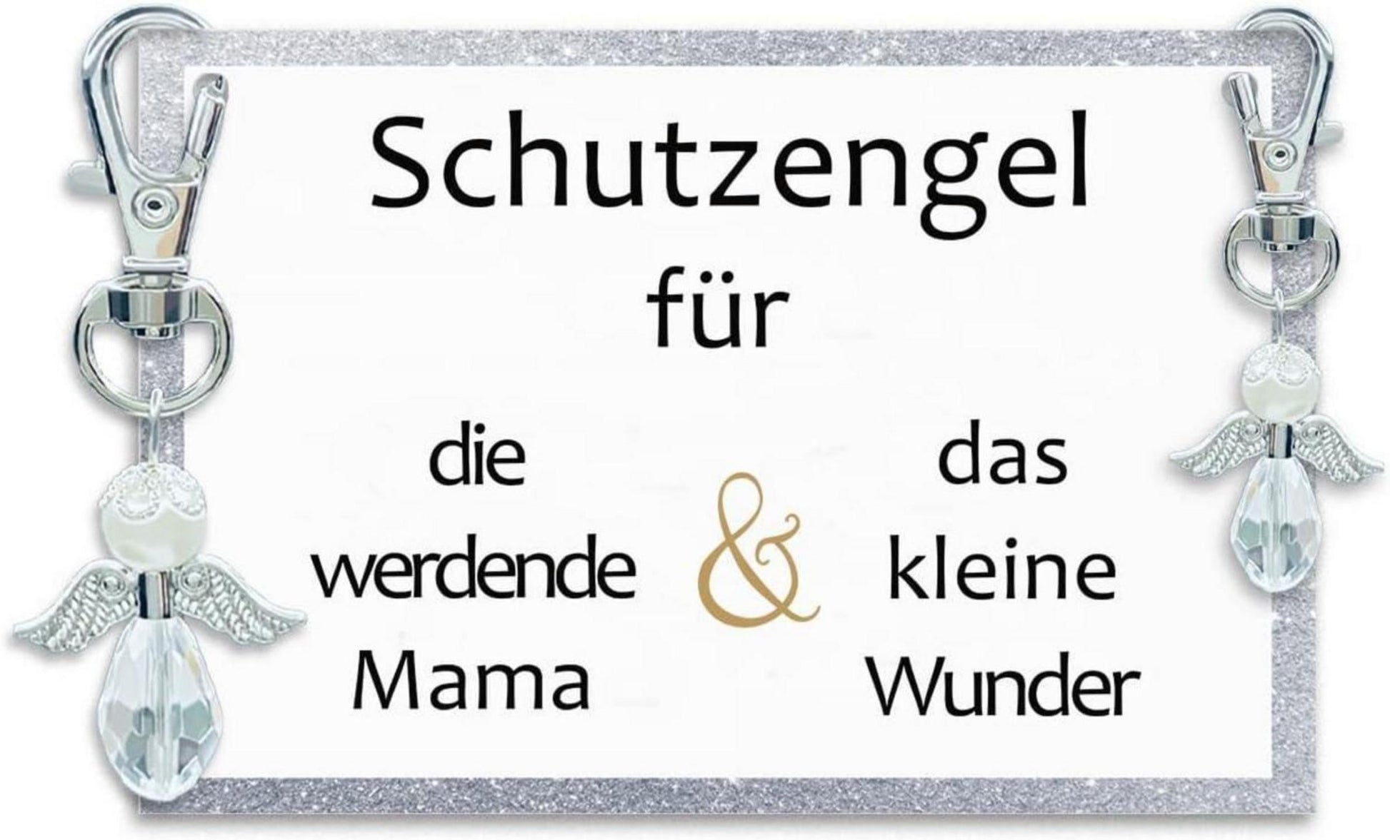 Schutzengel Schlüsselanhänger Geschenk Werdende Mama Glücksbringer