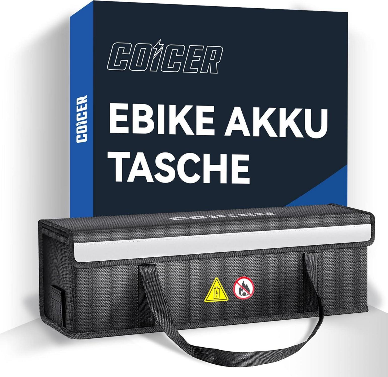 Coicer E-bike Akku Tasche Schutz feuerfeste Box große