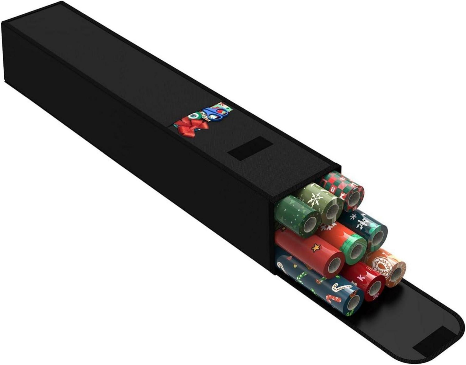 Aufbewahrungstasche für Geschenkpapier 600D Oxford Gewebe Schwarz