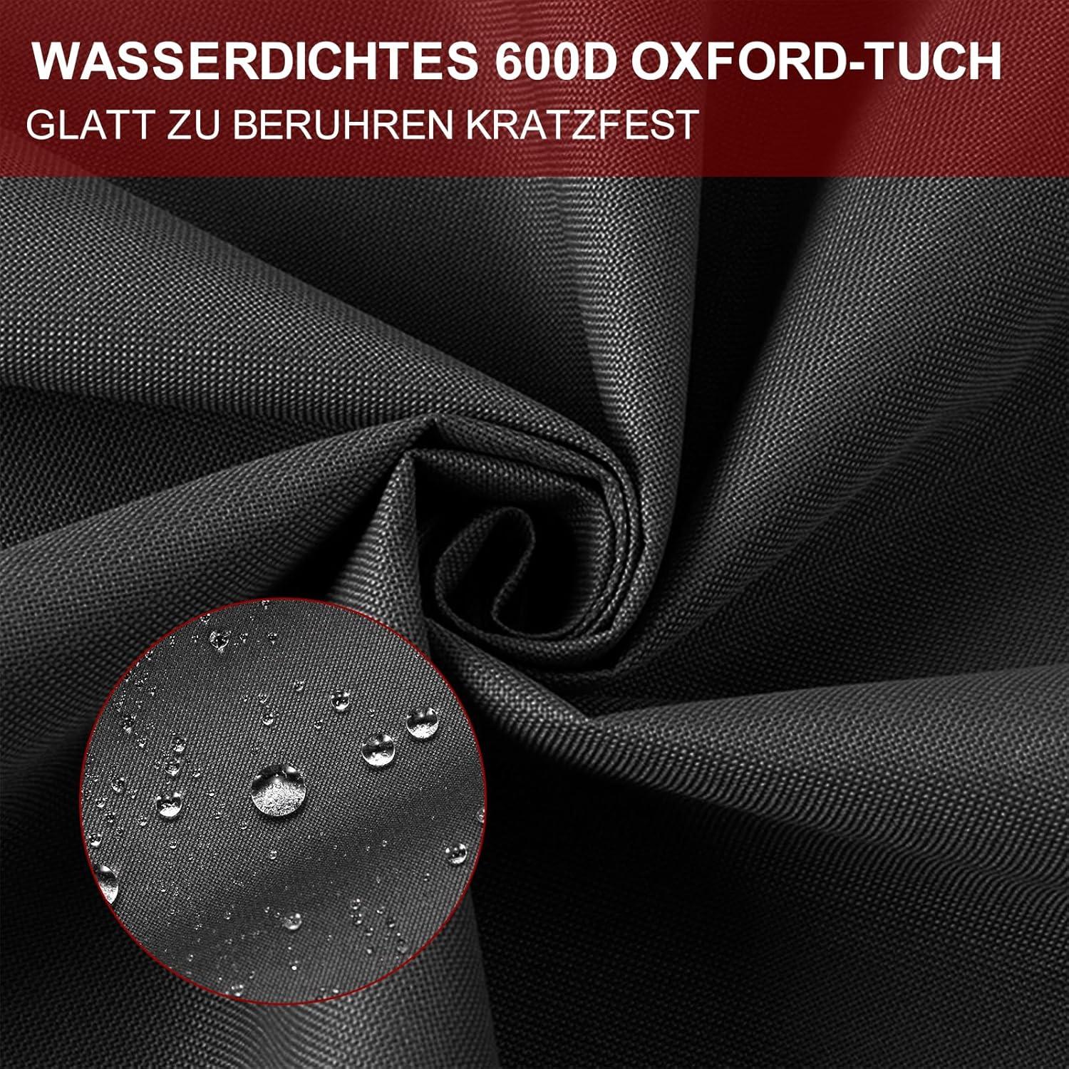 Aufbewahrungstasche Weihnachtspapier Geschenkpapier 600D Oxford Schwarz 74x14cm