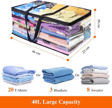 VIESHFUL40L Transparenter Kleideraufbewahrungsbeutel mit