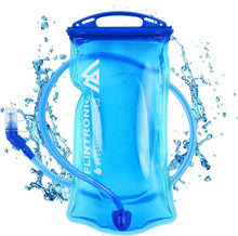 Trinkblase 2L Wasserbeutel BPA-frei mit großer Öffnung Blau