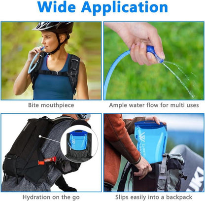 Trinkblase 1,5L Trinkrucksack Wasserblase BPA-frei mit Wasserreservoir
