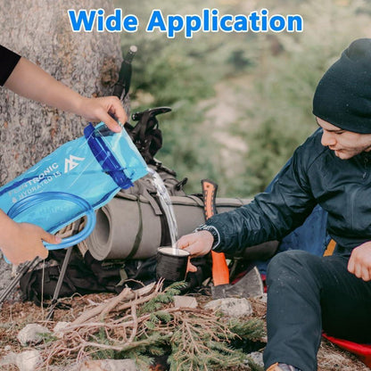 Flintronic Trinkblase 2L BPA-frei für Trinkrucksack Blau