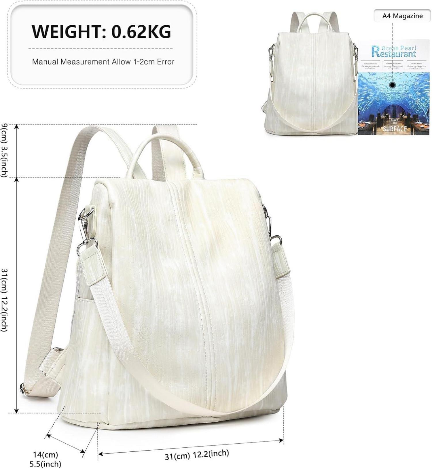 Damen Rucksack Anti-Diebstahl Schultertasche Multifunktional