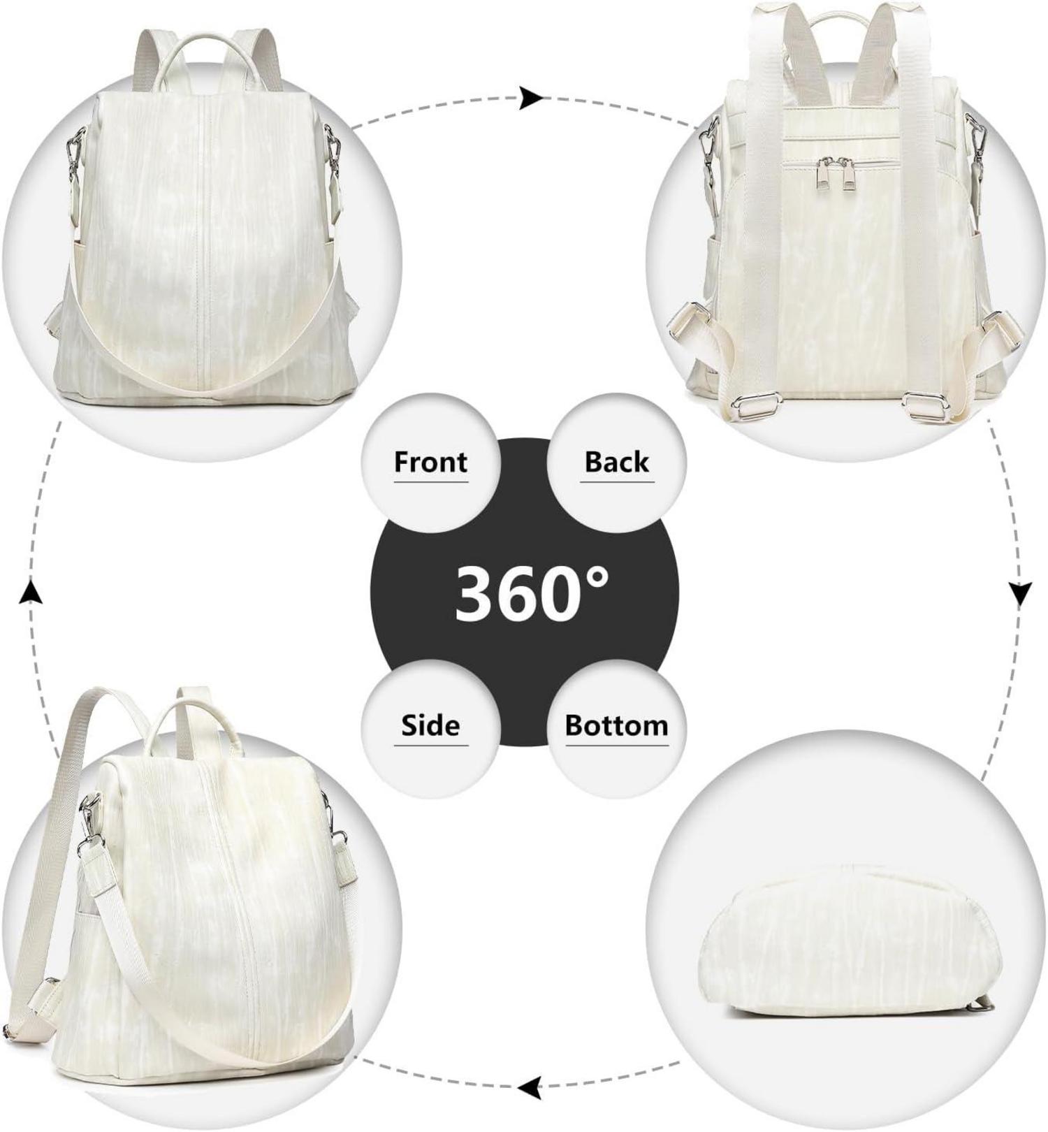 Damen Rucksack Klein Anti Diebstahl Schultertasche Multifunktional