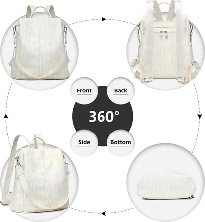 Damen Rucksack Klein Anti Diebstahl Schultertasche Multifunktional