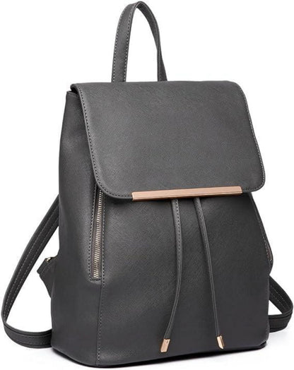 Miss Lulu Damen Rucksack Klein Wasserdicht PU Leder