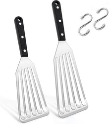 Edelstahl Pfannenwender Set 2-teilig Hitzebeständig Grillspachtel
