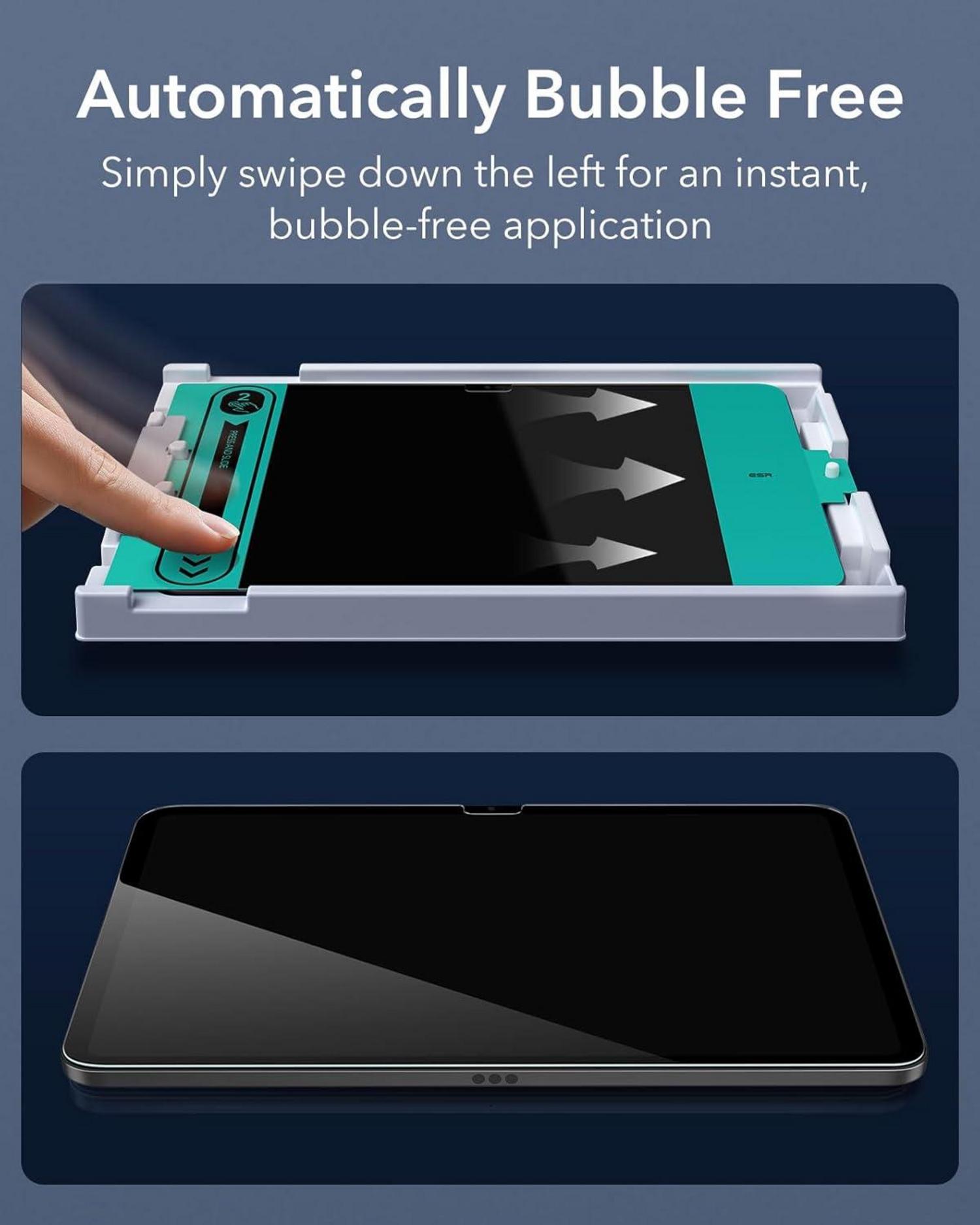 Schutzfolie iPad 10 Gen 2022 Gehärtetes Glas 2 Stk HD-Klarheit