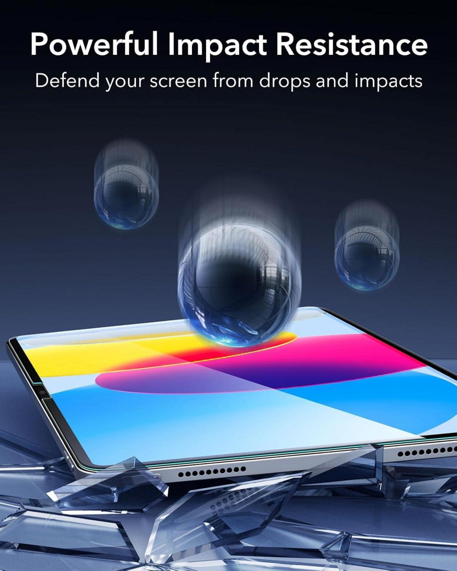 Schutzfolie für iPad 10 Generation 2022, gehärtetes