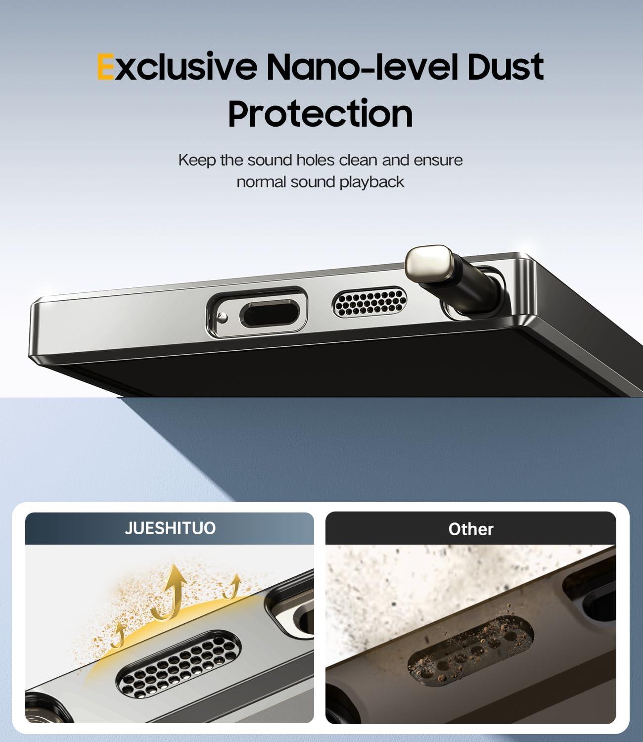 JUESHITUO Samsung Galaxy S24 Ultra Hülle MagSafe Integrierter Kameraschutz_TOP N56 Magnetik
