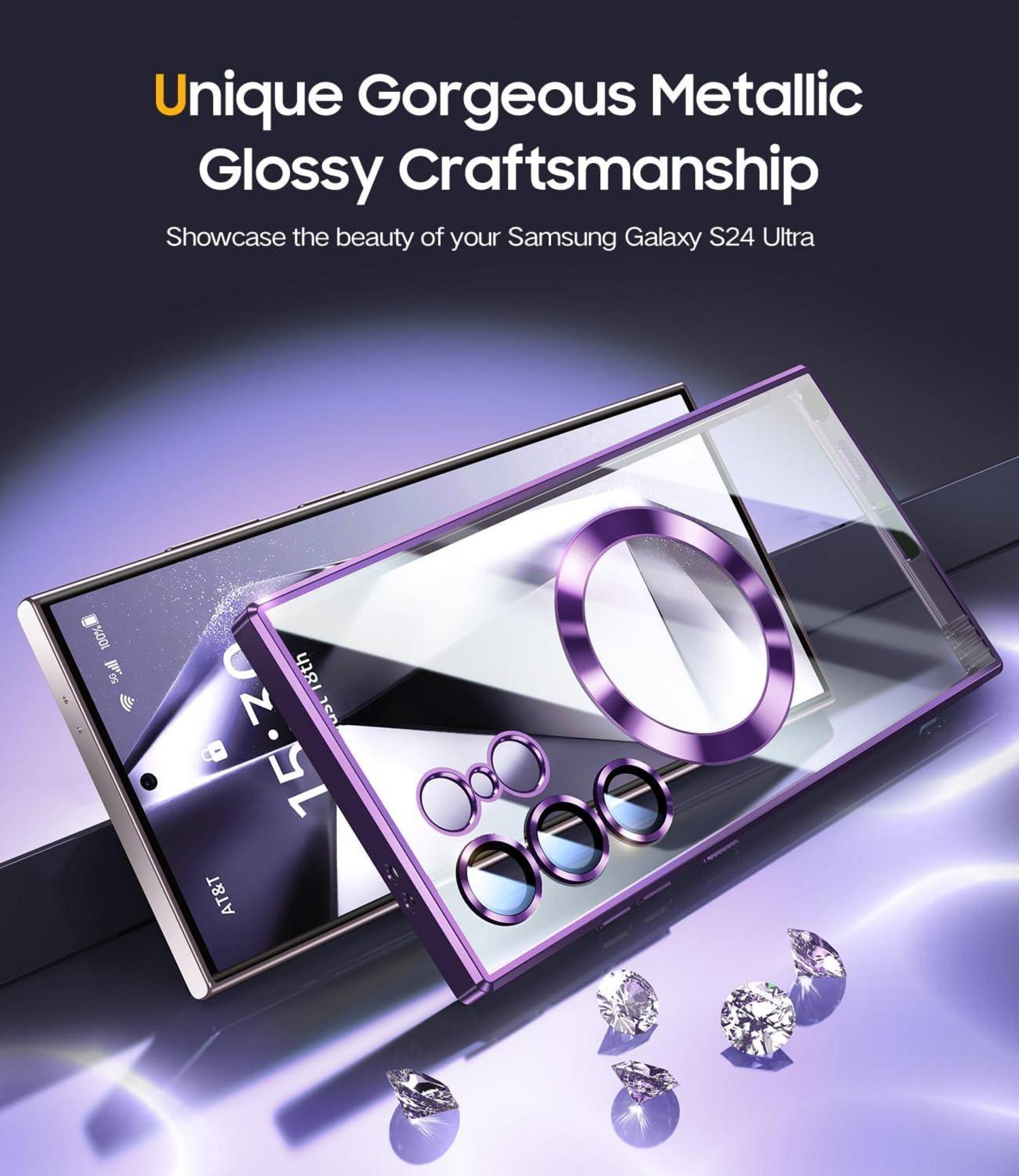 Magnetische Samsung Galaxy S24 Ultra Hülle mit integriertem
