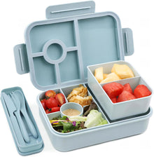 Brotdose Kinder Lunchbox Bento Box mit Besteckset 1300ml