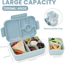 Bugucat Brotdose Kinder 5 Fächer 1300ML Auslaufsicher Bento