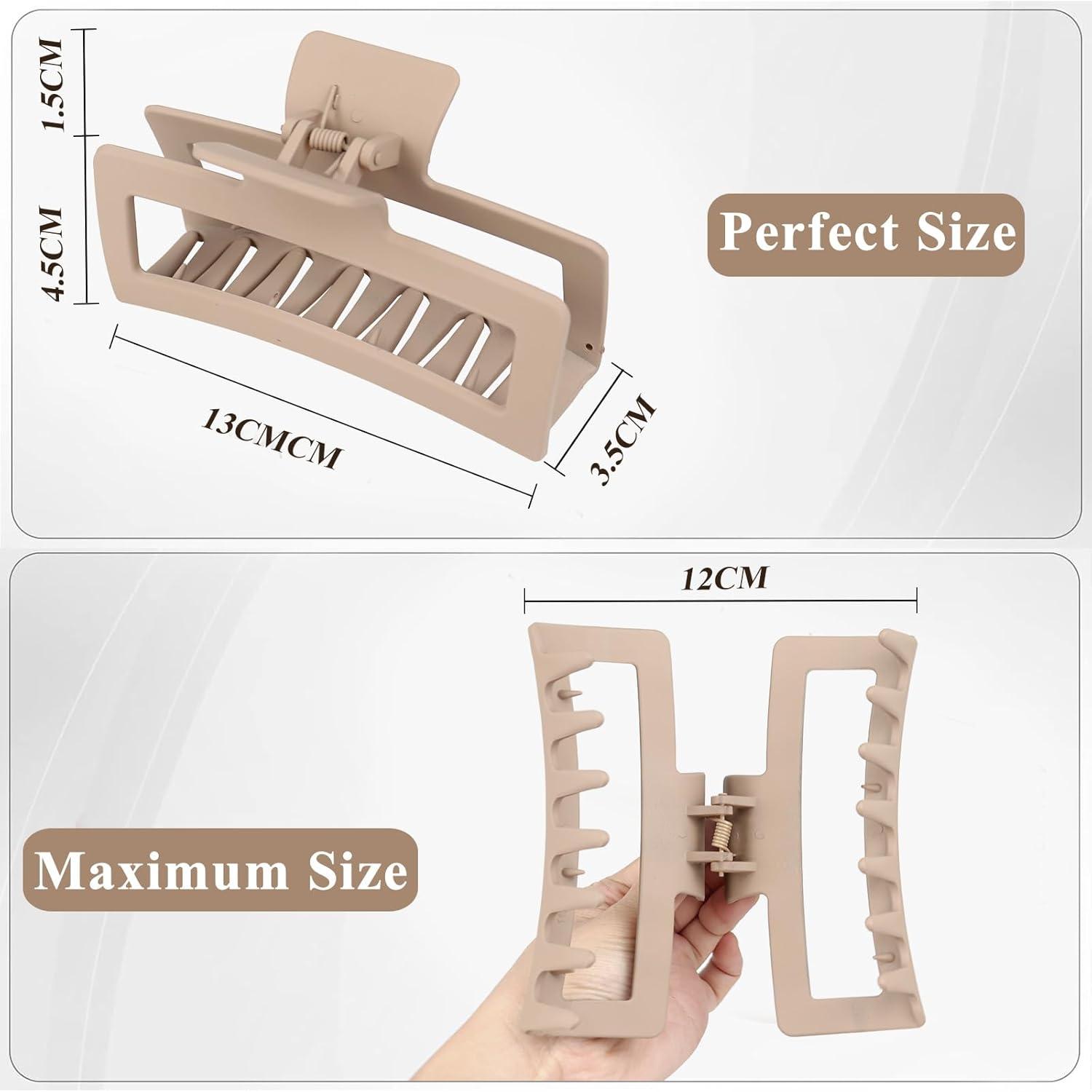 Große Haarklammer 13cm Damen Rutschfester Haarspange Extra Große Hair Clip