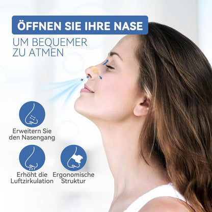 AnjoCare Nasenpflaster 50 Stück - Extra starke Nasenstreifen gegen Schnarchen & Nasenverstopfung