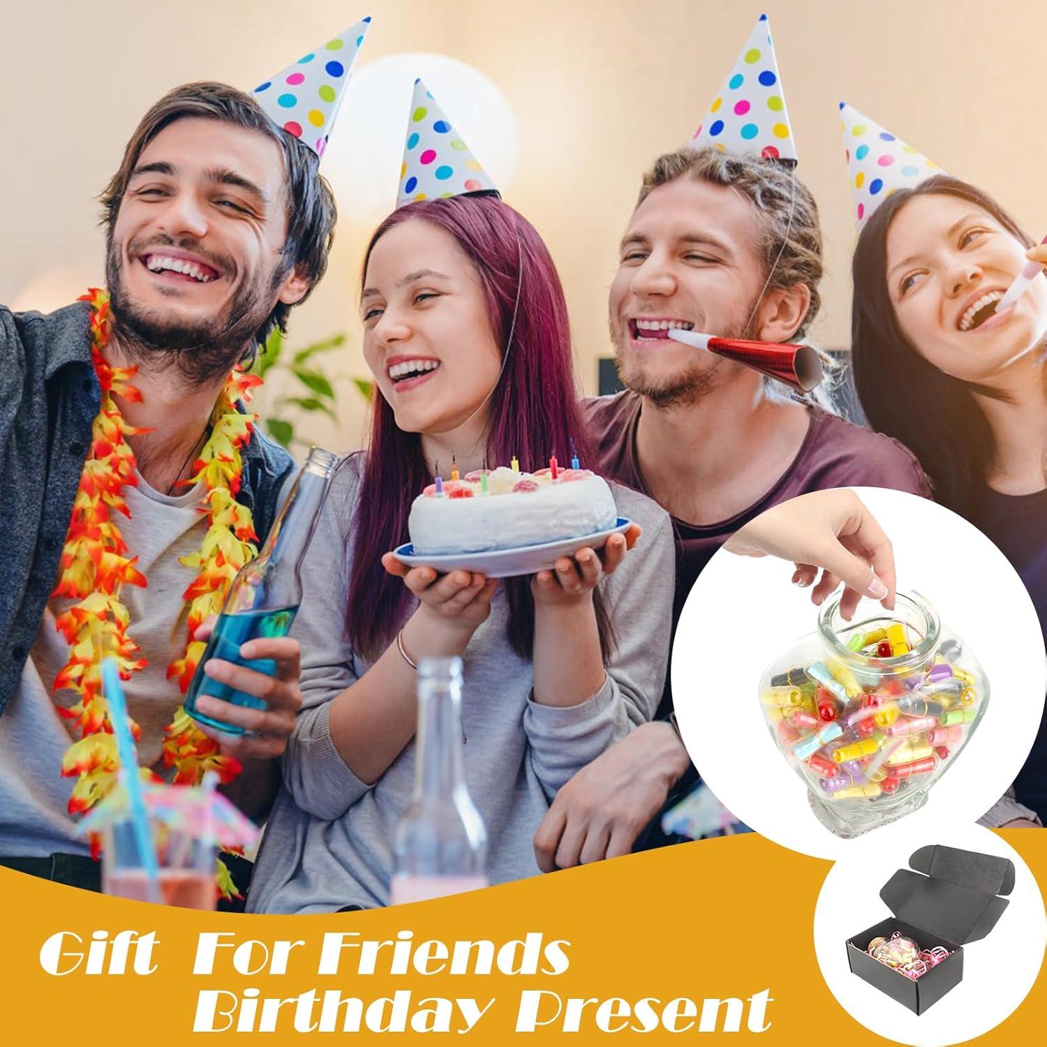 Romantisches Liebesgeschenk Partner Flasche 100 Kapseln Jahrestag Hochzeitstag