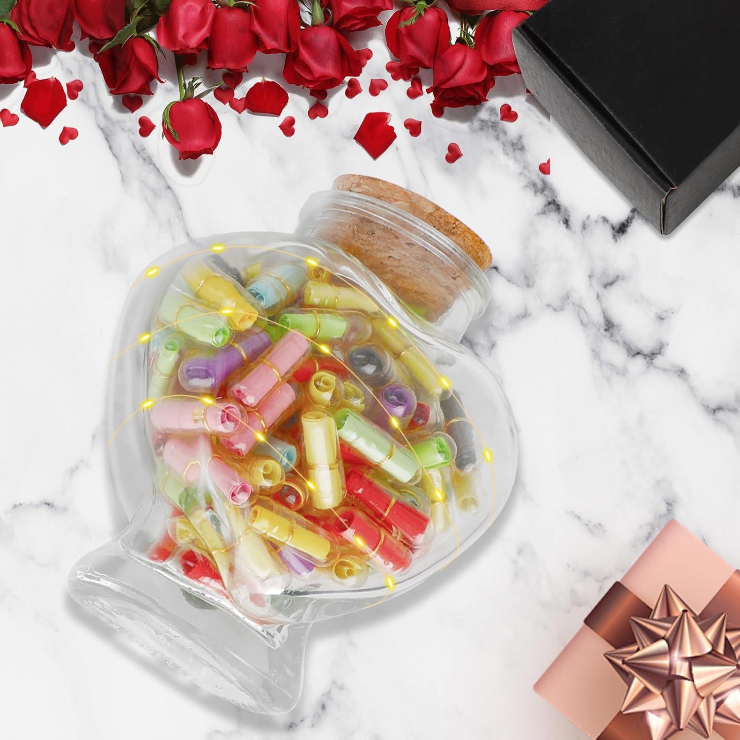 Romantisches Liebesgeschenk Partner Flasche 100 Kapseln Jahrestag Hochzeitstag