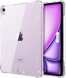 iPad Air 11 Zoll Hülle Klar Transparent TPU Schutzhülle Glitzer