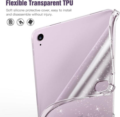 TiMOVO iPad Air 11 Hülle 2024, Schlank Transparent TPU Schutzhülle