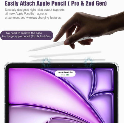 Klare Transparente TPU Hülle für iPad Air 11 Zoll 2024 - Schlank und rutschfest