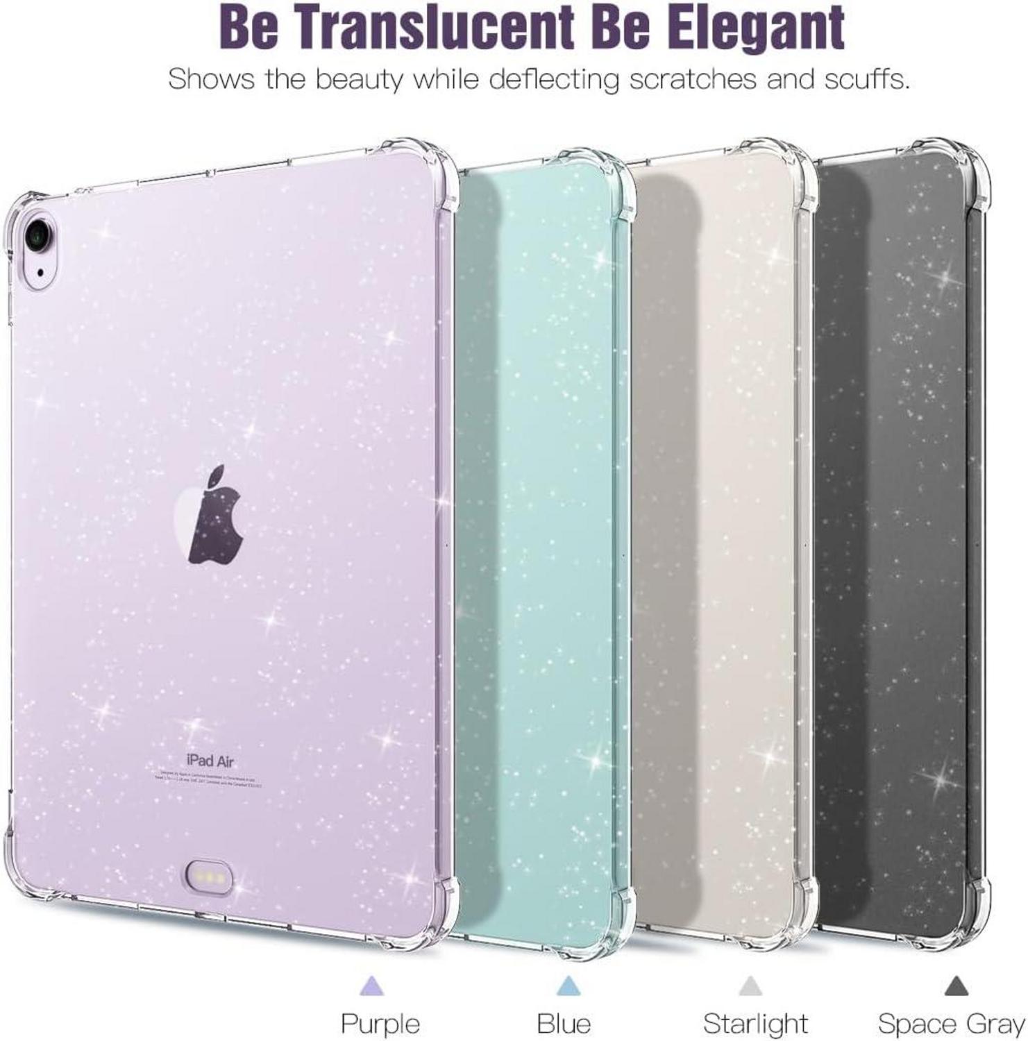 TiMOVO iPad Air 11 Hülle 2024, Schlank Transparent TPU Schutzhülle