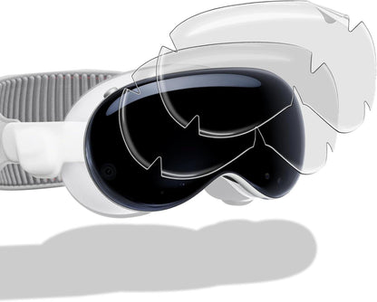 2er Pack Displayschutzfolie für apple Vision Pro - HD Klar, Blasenfrei