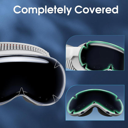 2er Pack Displayschutzfolie für apple Vision Pro - HD Klar, Blasenfrei