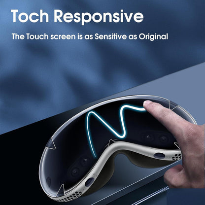 2x Displayschutzfolie für apple Vision Pro - HD Klar Anti-Scratch Schutzfolie