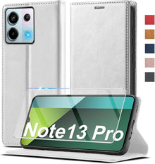 Handyhülle Xiaomi Redmi Note 13 Pro 5G Leder Klapphülle Magnetisch