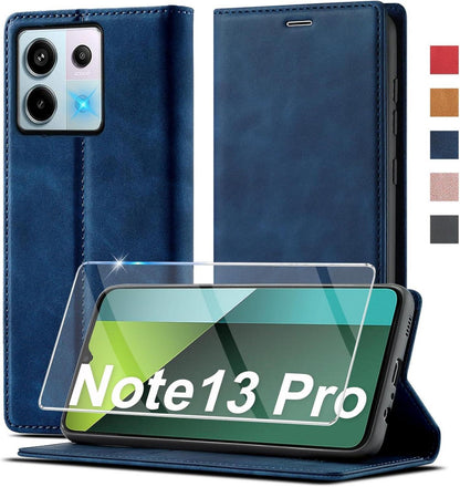 Handyhülle Xiaomi Redmi Note 13 Pro 5G Leder Flip Wallet Case