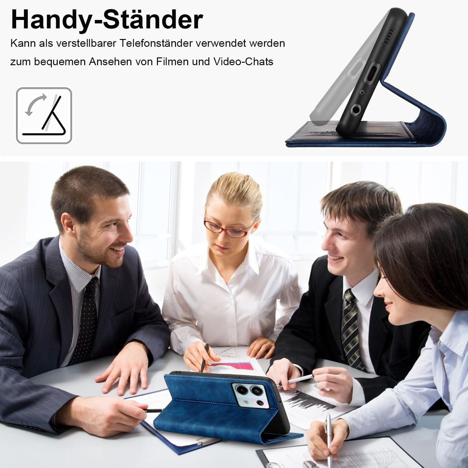 Handyhülle Xiaomi Redmi Note 13 Pro 5G Leder Flip Wallet Case