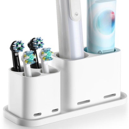 Zahnbürstenhalter für Oral-B, Philips & Co. – Aufbewahrung für 4 Köpfe