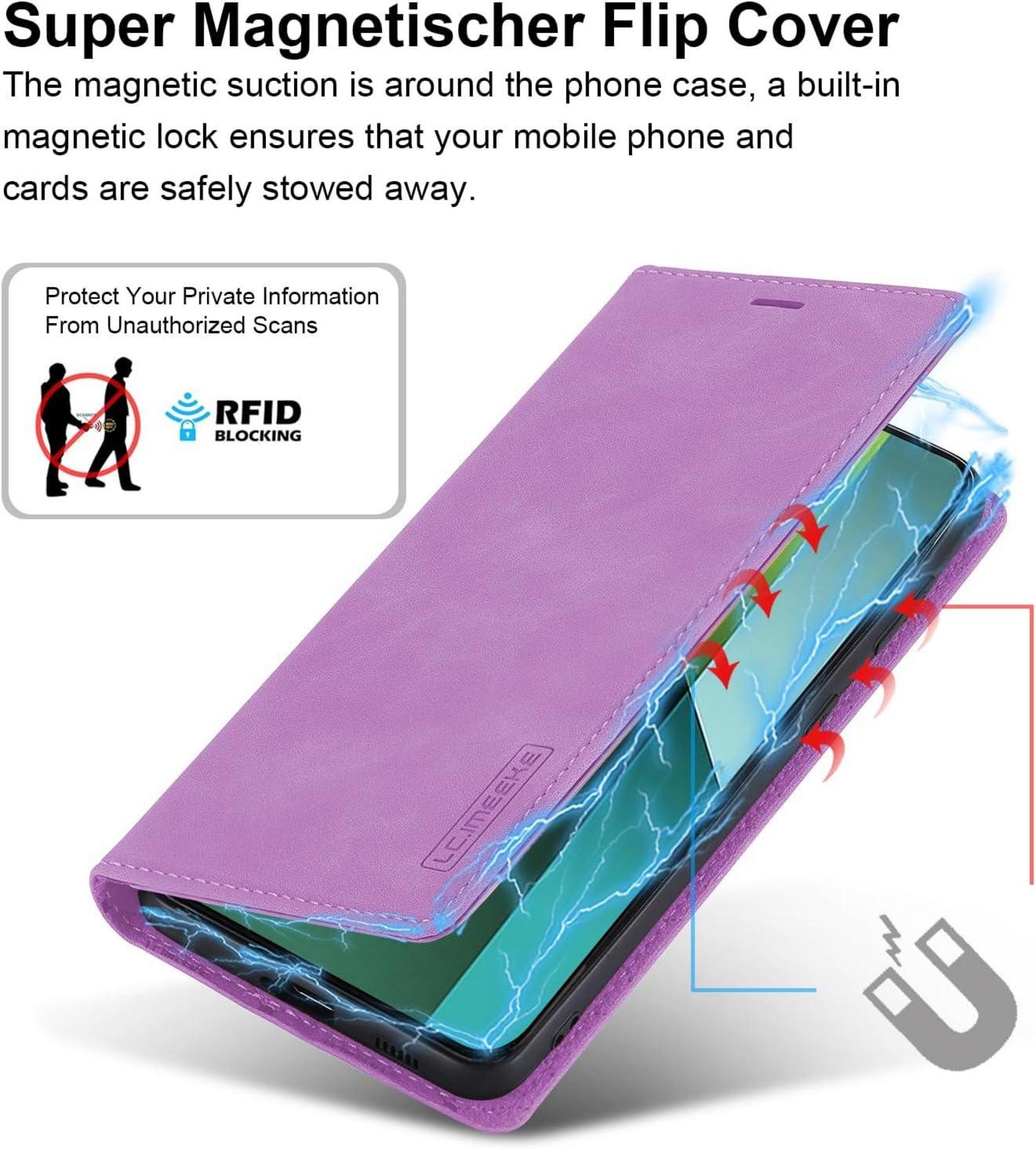 Handyhülle Xiaomi Redmi Note 13 Pro 5G Leder Klapphülle Schutzfolie