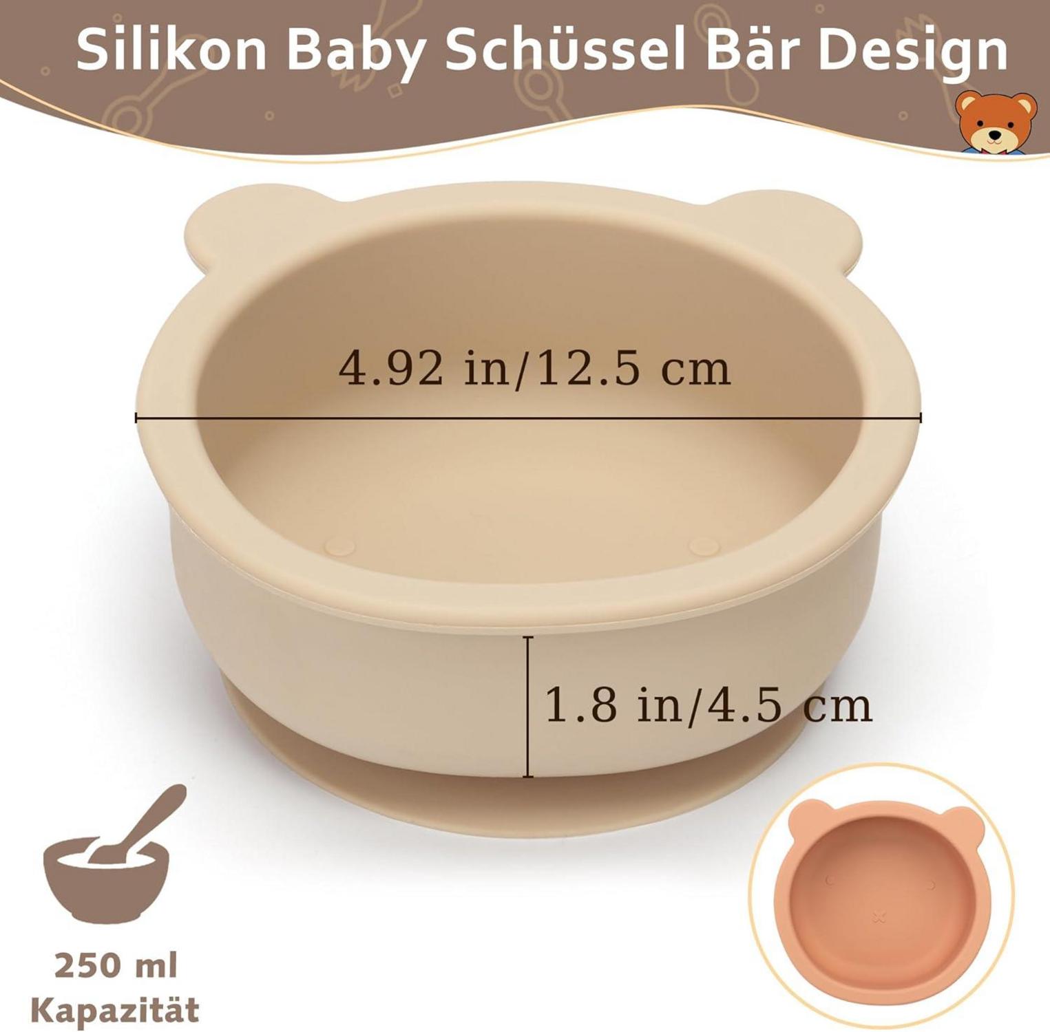 Silikon Baby Schüssel Set mit