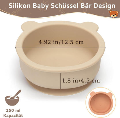 Silikon Baby Schüssel Set mit