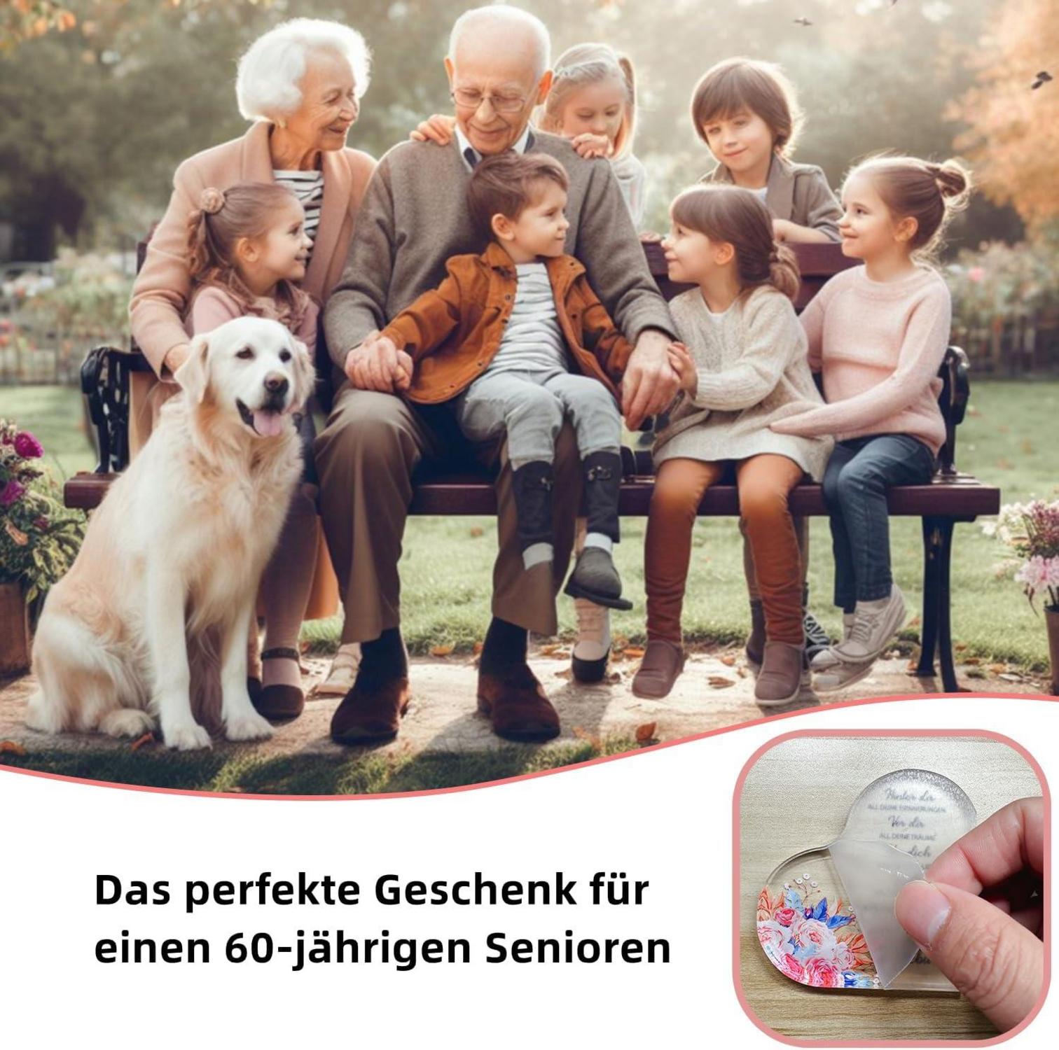 Acryl Block Geschenk 60. Geburtstag 1964 Deko Frau Mann