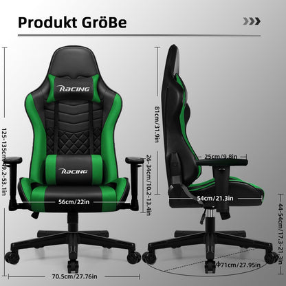 Gaming Stuhl mit Wippfunktion & ergonomischem Design